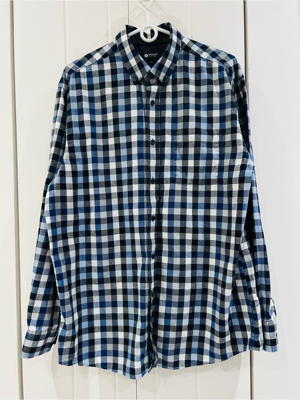 Haggar Clothing flannel shirt
